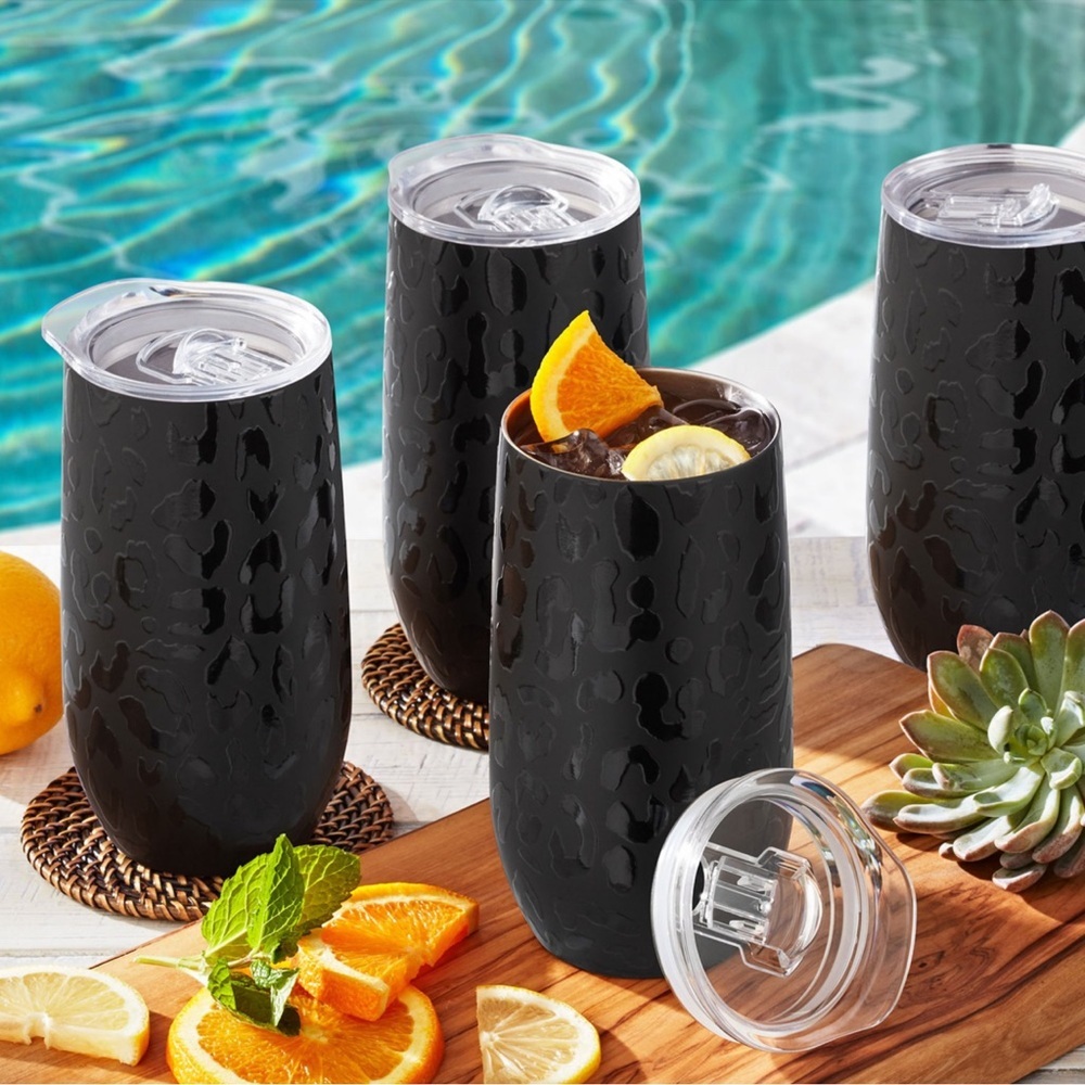 Member's Mark 14-oz. Stainless Steel Insulated Tumblers with Lids, 4 Pack, Black - Picture 3 of 11
